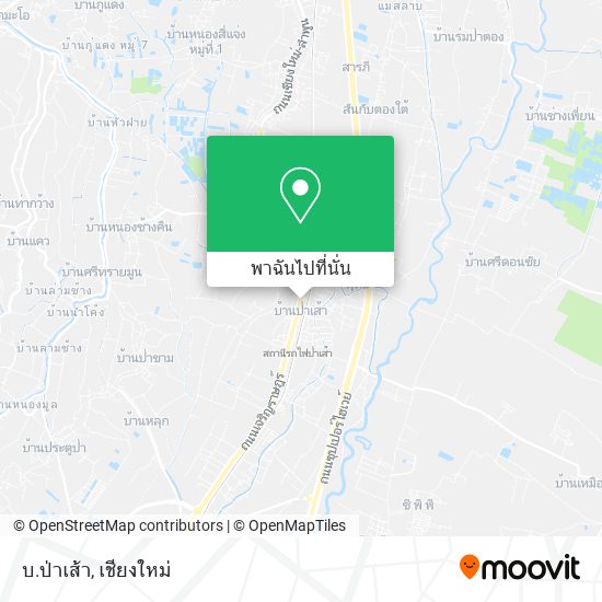 บ.ป่าเส้า แผนที่