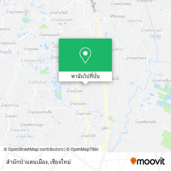 สำนักป่าแดนเมือง แผนที่