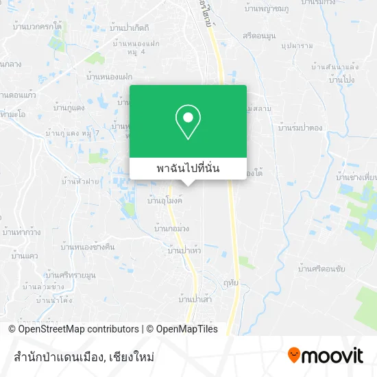 สำนักป่าแดนเมือง แผนที่