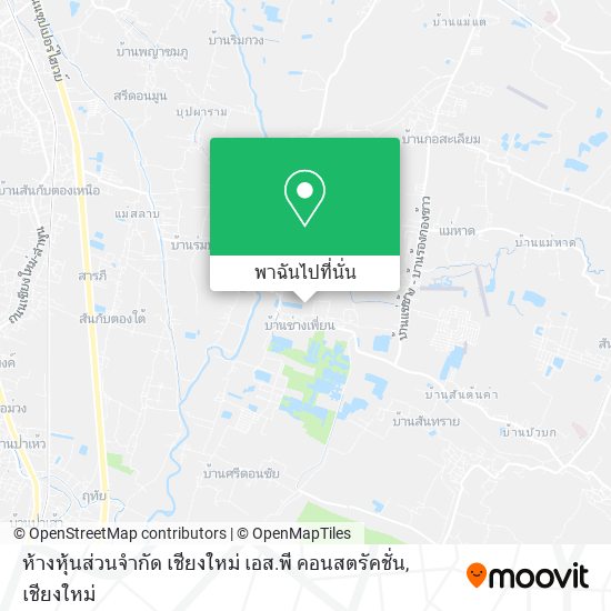 ห้างหุ้นส่วนจำกัด เชียงใหม่ เอส.พี คอนสตรัคชั่น แผนที่