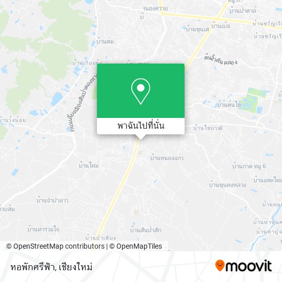 หอพักศรีฟ้า แผนที่