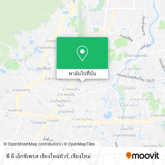 พี ดี เอ็กซ์เพรส เชียงใหม่ทัวร์ แผนที่