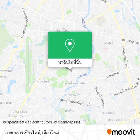 กาดหลวงเชียงใหม่ แผนที่
