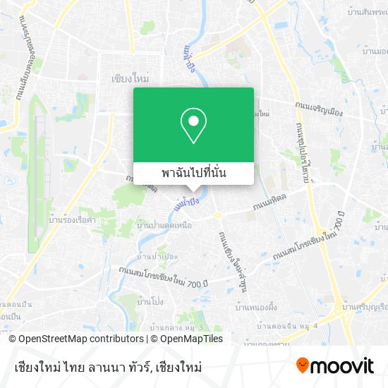 เชียงใหม่ ไทย ลานนา ทัวร์ แผนที่