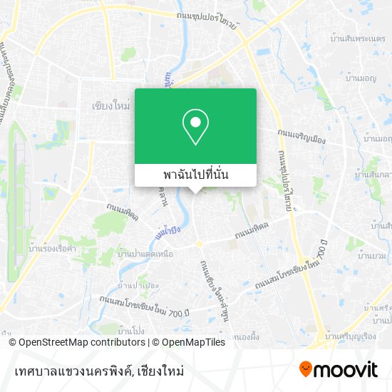 เทศบาลแขวงนครพิงค์ แผนที่