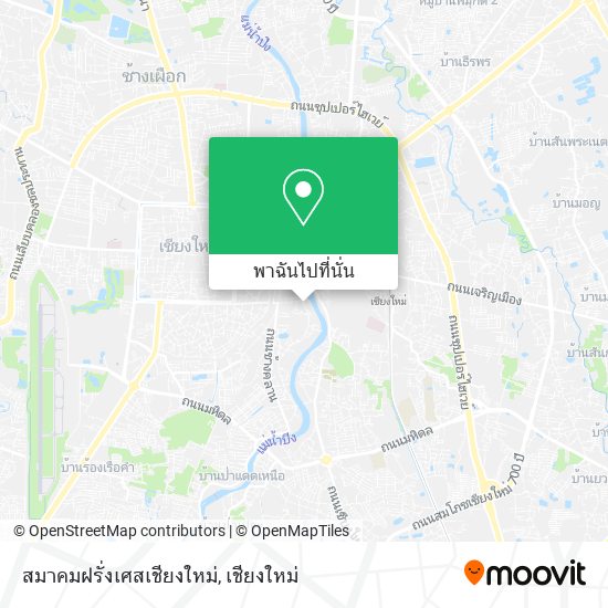 สมาคมฝรั่งเศสเชียงใหม่ แผนที่