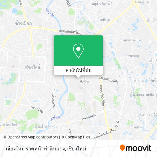 เชียงใหม่ ราดหน้าท่าดินแดง แผนที่