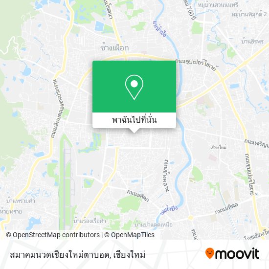 สมาคมนวดเชียงใหม่ตาบอด แผนที่