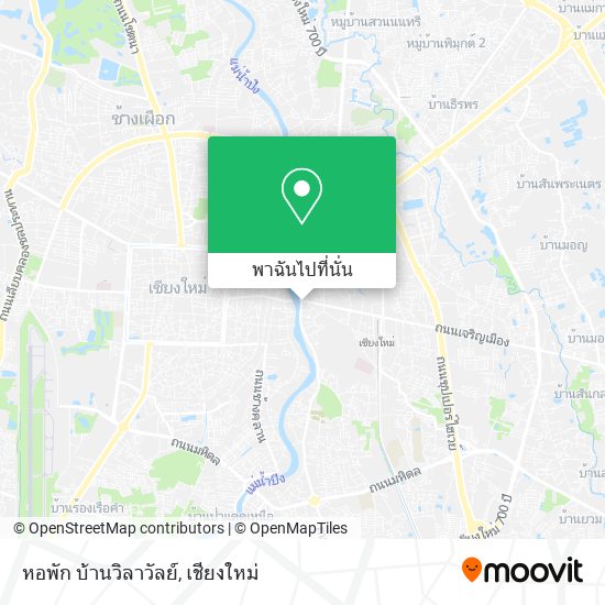 หอพัก บ้านวิลาวัลย์ แผนที่