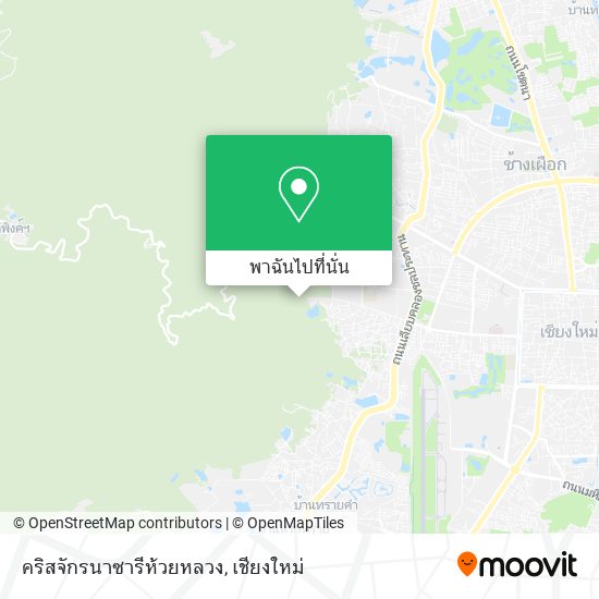 คริสจักรนาซารีห้วยหลวง แผนที่