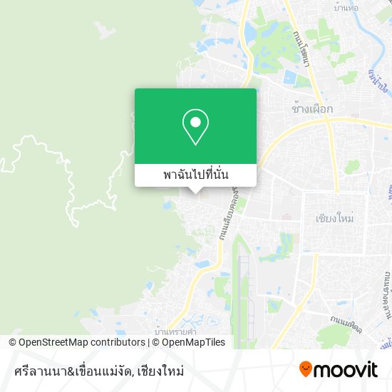 ศรีลานนา&เขื่อนแม่งัด แผนที่