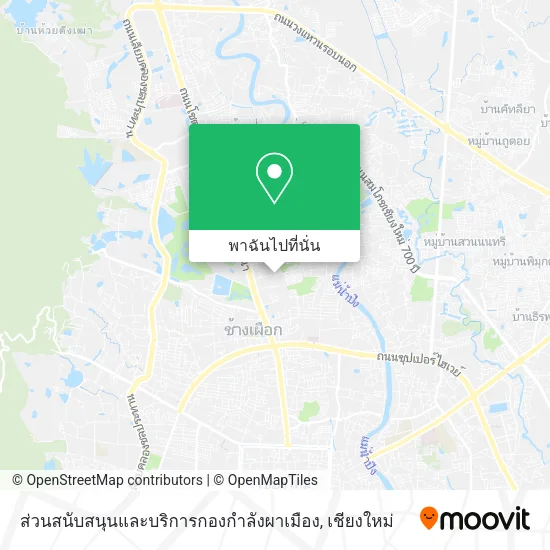 ส่วนสนับสนุนและบริการกองกำลังผาเมือง แผนที่