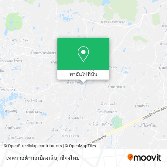 เทศบาลตำบลเมืองเล็น แผนที่