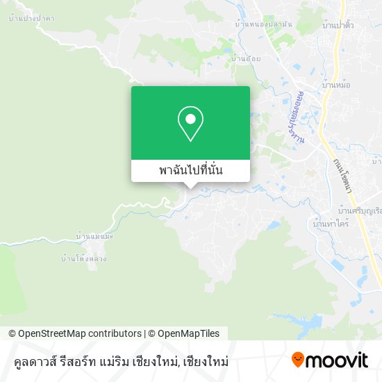 คูลดาวส์ รีสอร์ท แม่ริม เชียงใหม่ แผนที่