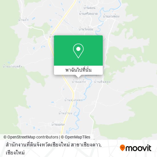 สำนักงานที่ดินจังหวัดเชียงใหม่ สาขาเชียงดาว แผนที่