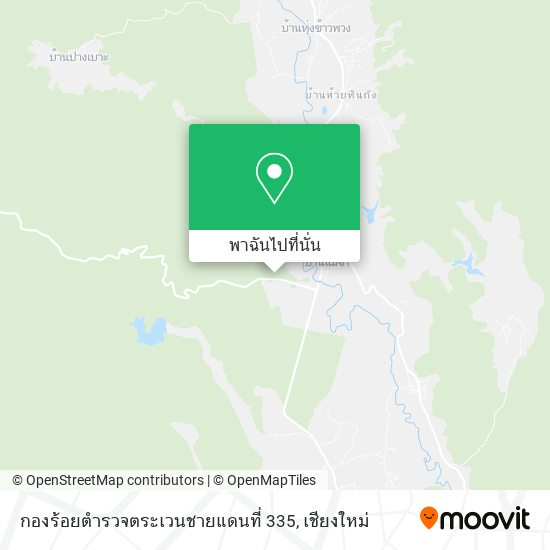 กองร้อยตำรวจตระเวนชายแดนที่ 335 แผนที่