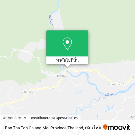 Ban Tha Ton Chiang Mai Province Thailand แผนที่