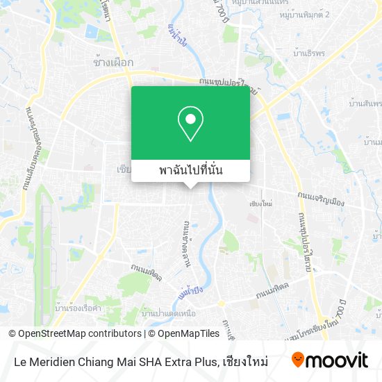 Le Meridien Chiang Mai SHA Extra Plus แผนที่