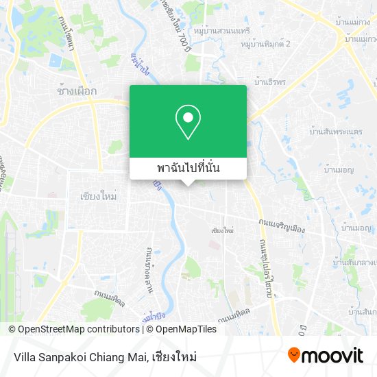 Villa Sanpakoi Chiang Mai แผนที่