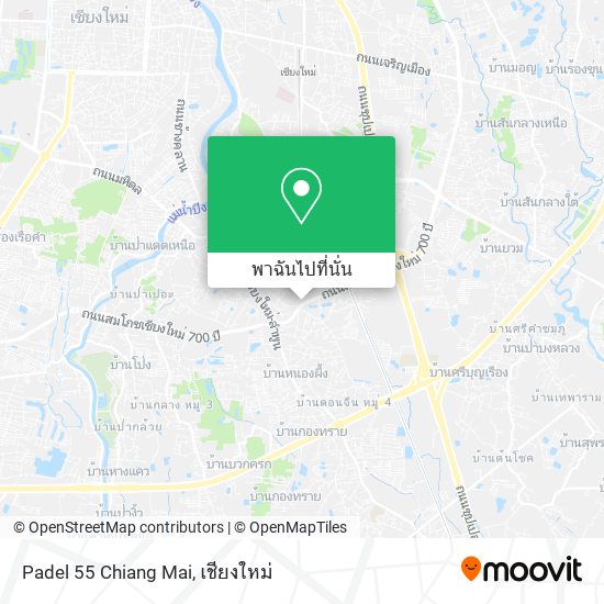 Padel 55 Chiang Mai แผนที่