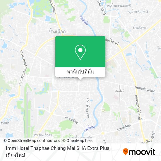 Imm Hotel Thaphae Chiang Mai SHA Extra Plus แผนที่