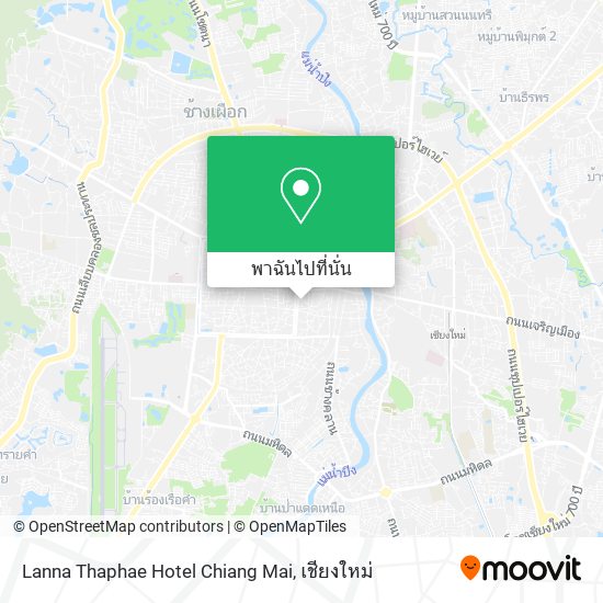 Lanna Thaphae Hotel Chiang Mai แผนที่