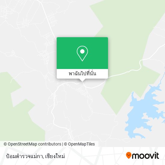 ป้อมตำรวจแม่กา แผนที่