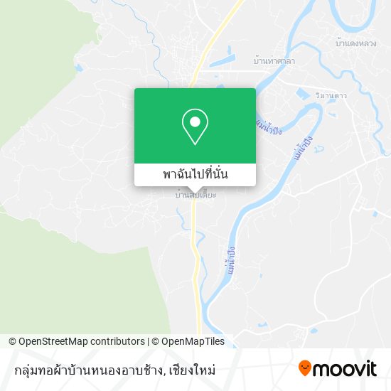 กลุ่มทอผ้าบ้านหนองอาบช้าง แผนที่