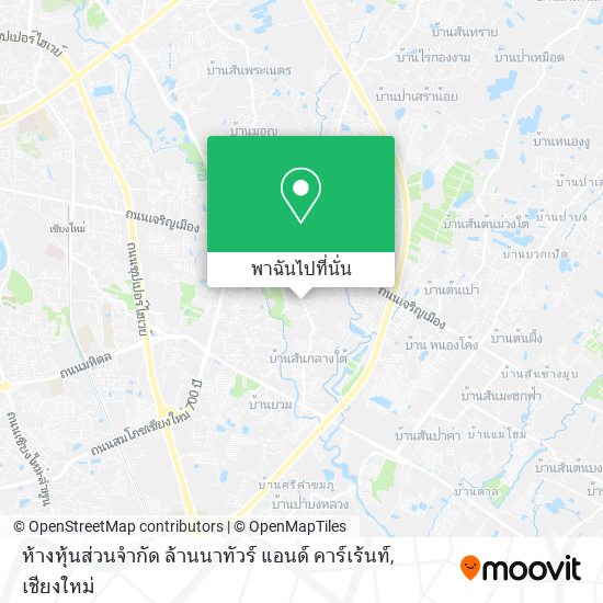 ห้างหุ้นส่วนจำกัด ล้านนาทัวร์ แอนด์ คาร์เร้นท์ แผนที่