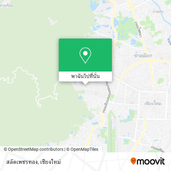 สลัดเพชรทอง แผนที่