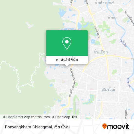 Ponyangkham-Chiangmai แผนที่