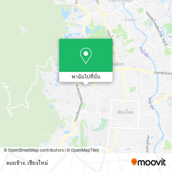 ดอยช้าง แผนที่