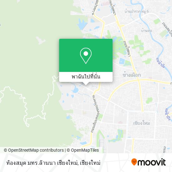 ห้องสมุด มทร.ล้านนา เชียงใหม่ แผนที่