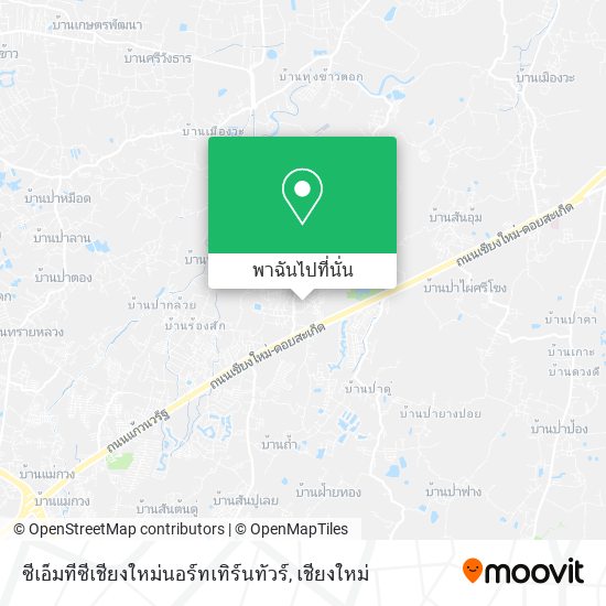 ซีเอ็มทีซีเชียงใหม่นอร์ทเทิร์นทัวร์ แผนที่