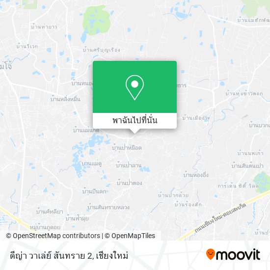 ดีญ่า วาเล่ย์ สันทราย 2 แผนที่