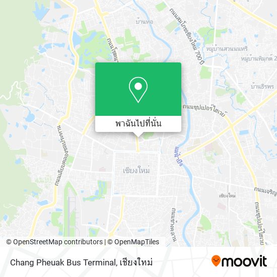 Chang Pheuak Bus Terminal แผนที่