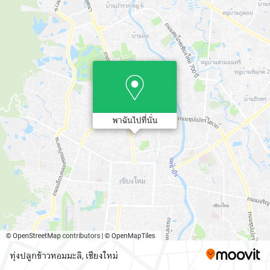 ทุ่งปลูกข้าวหอมมะลิ แผนที่