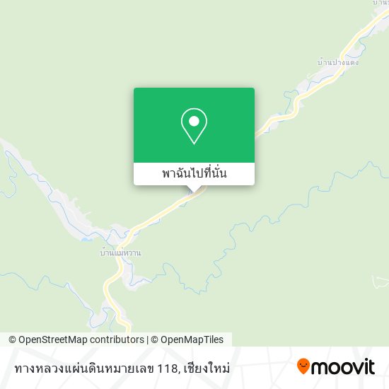 ทางหลวงแผ่นดินหมายเลข 118 แผนที่