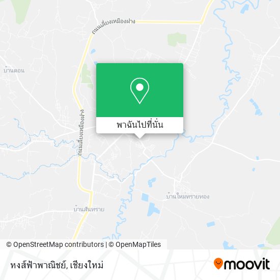 หงส์ฟ้าพาณิชย์ แผนที่