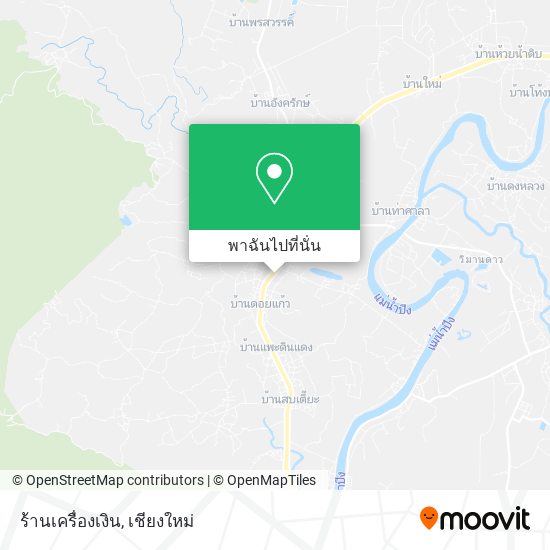 ร้านเครื่องเงิน แผนที่