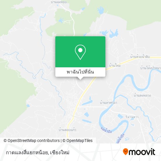 กาดแลงสี่แยกหน้อย แผนที่