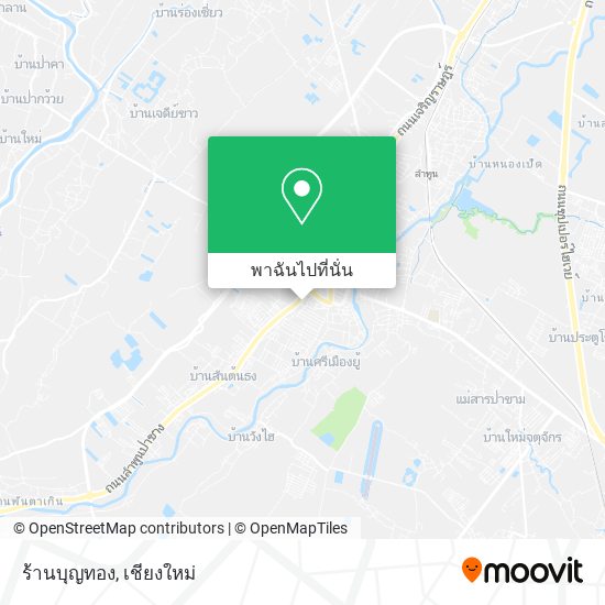 ร้านบุญทอง แผนที่