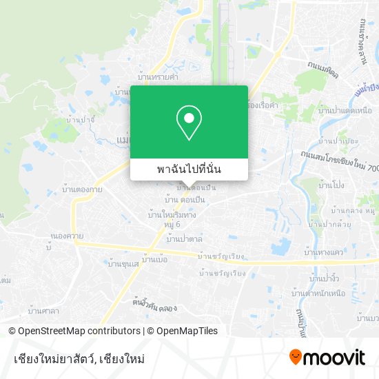 เชียงใหม่ยาสัตว์ แผนที่