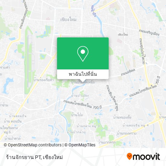 ร้านจักรยาน PT แผนที่