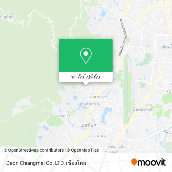 Daon Chiangmai Co. LTD แผนที่