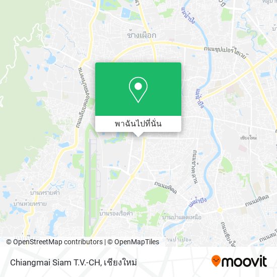 Chiangmai Siam T.V.-CH แผนที่