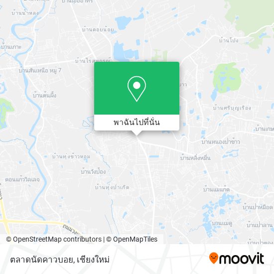 ตลาดนัดคาวบอย แผนที่