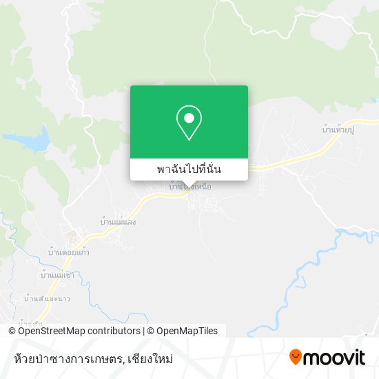 ห้วยป่าซางการเกษตร แผนที่