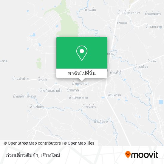 ก๋วยเตี๋ยวต้มยํา แผนที่