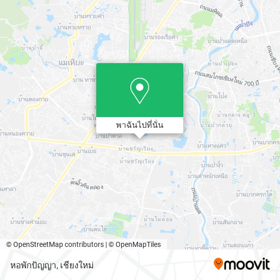 หอพักปัญญา แผนที่